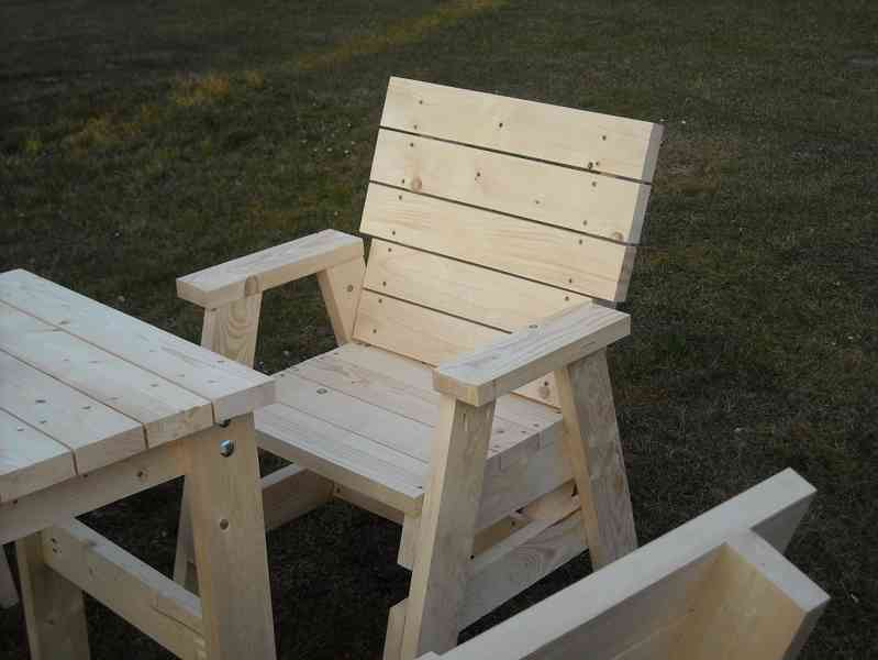 Zahradní nábytek 4+1 masiv 33mm - foto 4