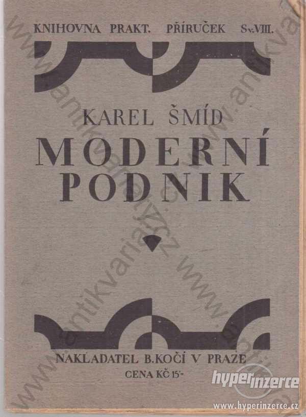 Moderní podnik Karel Šmíd 1924 - foto 1