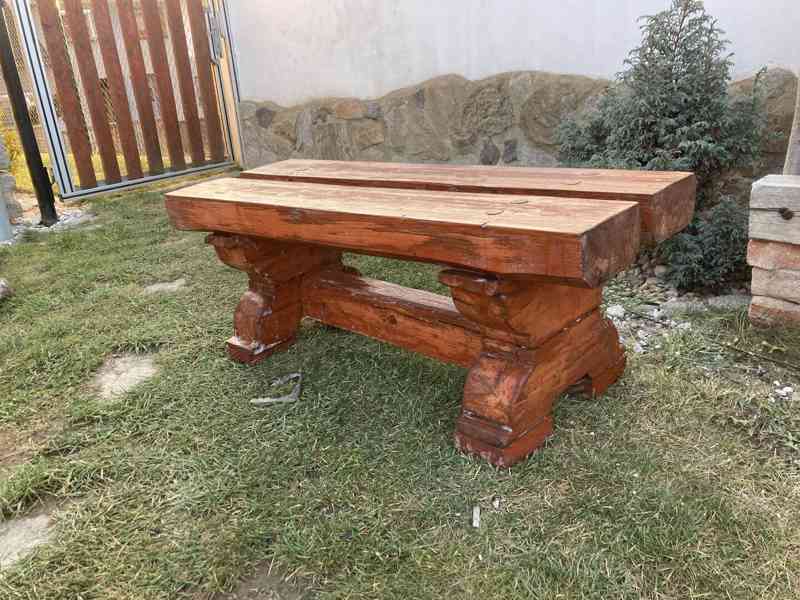 Stůl a lavice - foto 4