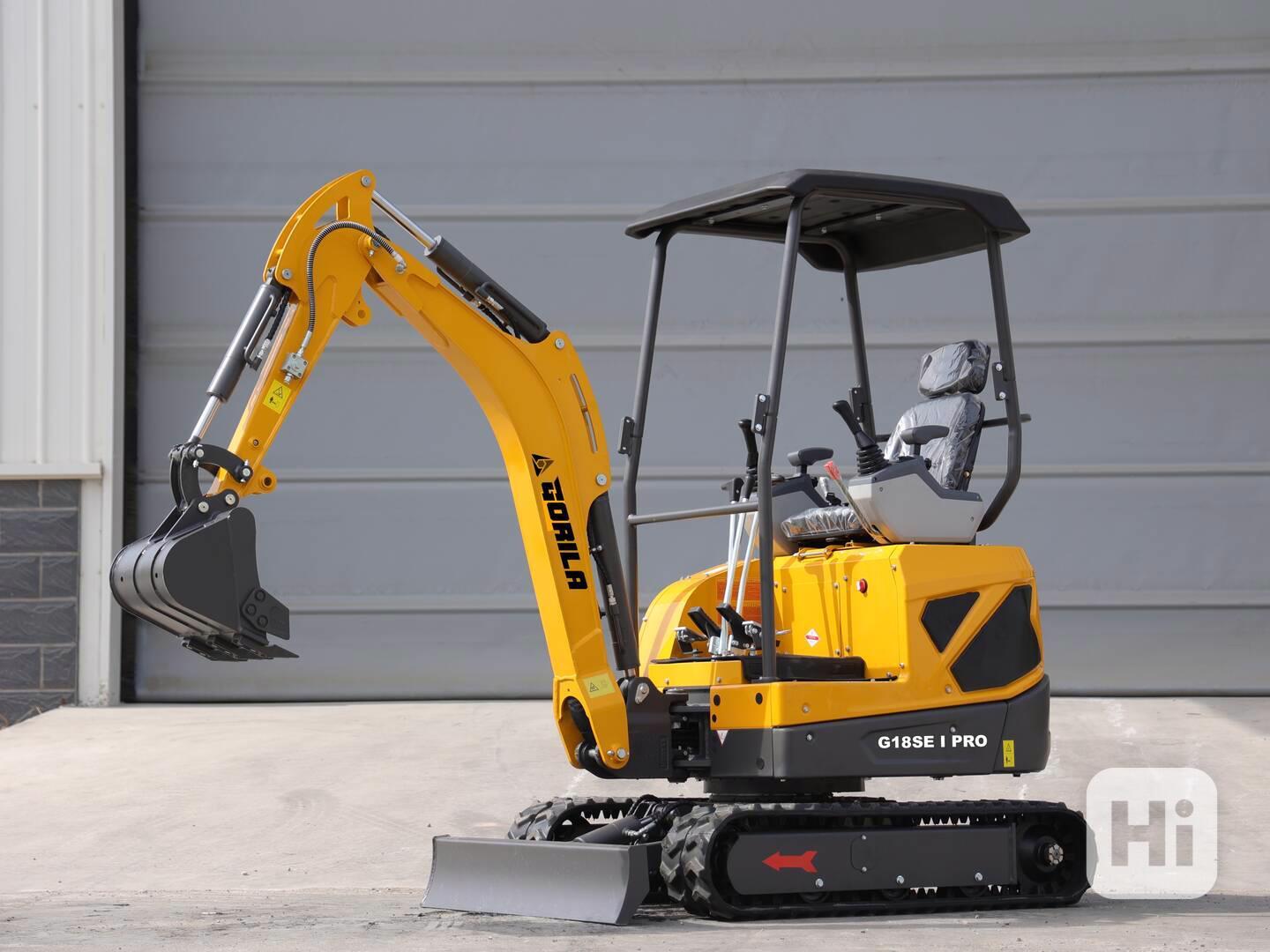 Minibagr GORILA G-18SE PRO !!!PŘÍSLUŠENSTVÍ ZDARMA!!! - foto 1