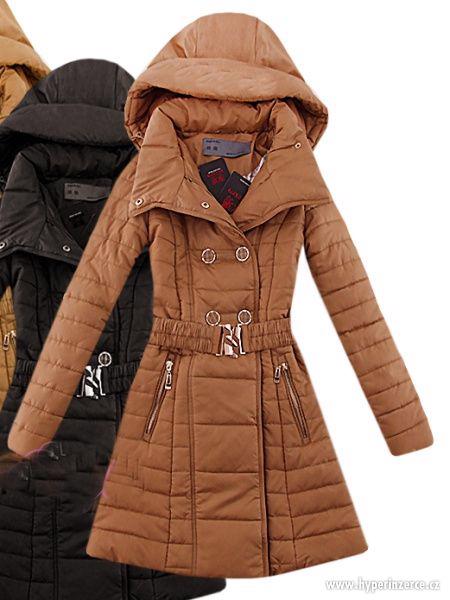 Teplý zimní kabát, bunda - foto 4