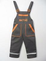 DĚTSKÉ MONTÉRKY S VÝŠIVKOU - foto 1