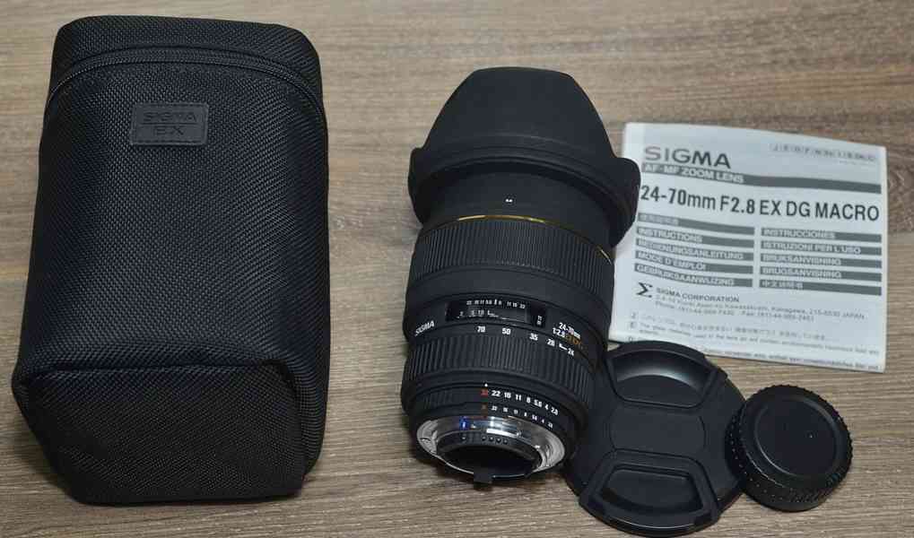 pro Nikon - Sigma DG 24-70mm F/2.8 EX MACRO *F.F. - foto 3