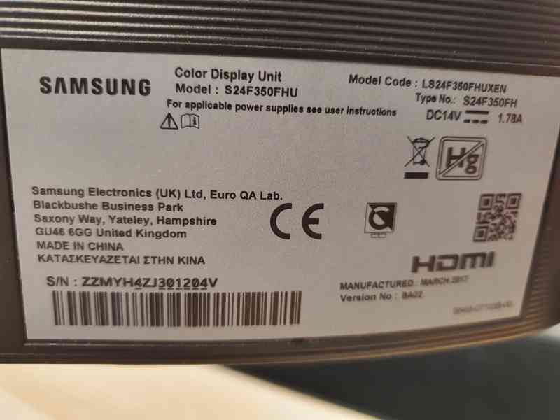 Samsung 24" Full HD Monitor - foto 5