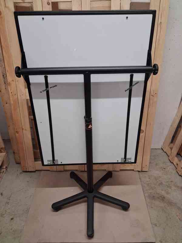Pojízdná výsuvná a naklápěcí flipchart tabule Bi-Office.. - foto 2