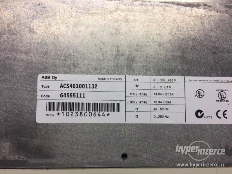 Prodám frekvenční měnič ABB ACS401001132 - foto 2
