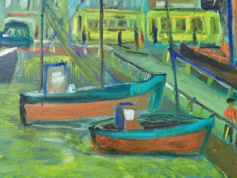 Přístavní město A. Niclass 200 X 75 cm - foto 4
