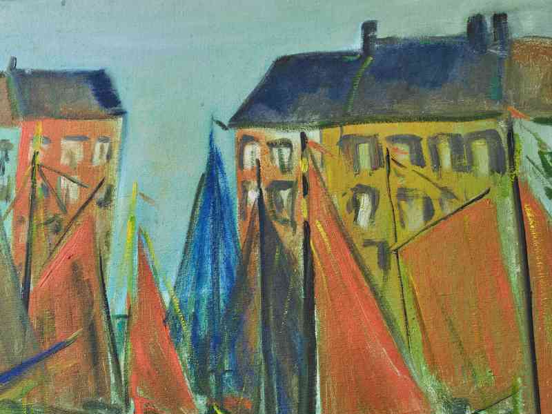 Přístavní město A. Niclass 200 X 75 cm - foto 8