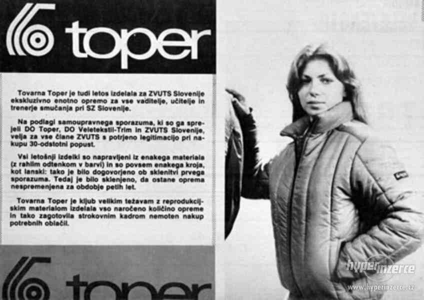 Retro zimní oblečení značky TOPER - Made in Yugoslavia - foto 10