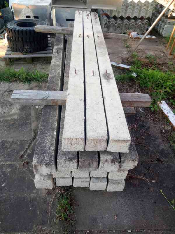 Betonové sloupky, prahy - foto 3
