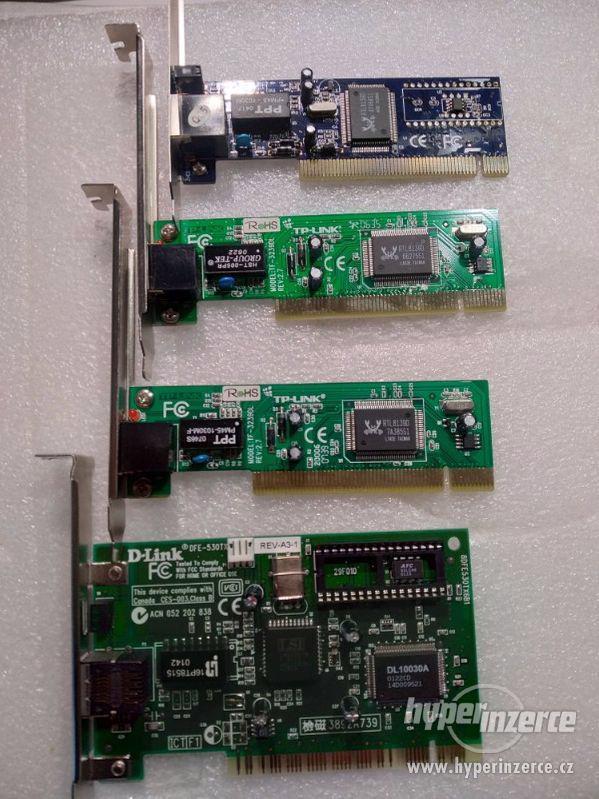 Síťové PC karty LAN 10/100Mbps, RJ45 - foto 1