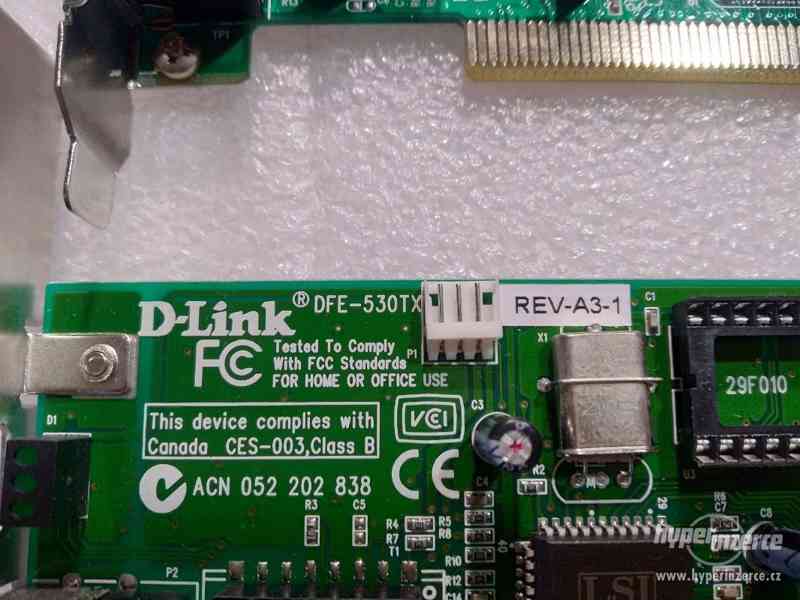 Síťové PC karty LAN 10/100Mbps, RJ45 - foto 2