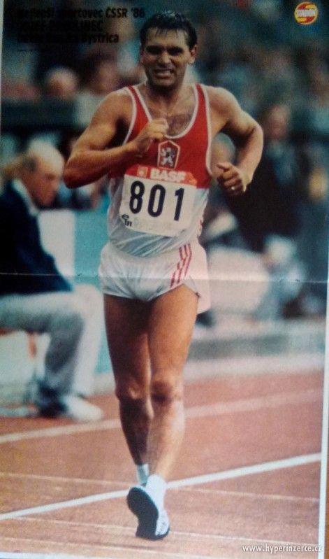 Jozef Pribilinec - sport.chodec ,olympijský vítěz  plakát - foto 1
