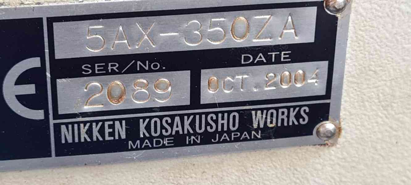 Použitý otočný stůl Nikken 5AX-350ZA, r. v. 2004  - foto 6