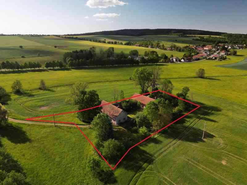 Výjimečný statek na samotě u lesa 4 500 m² – Olešnice u RK  - foto 16