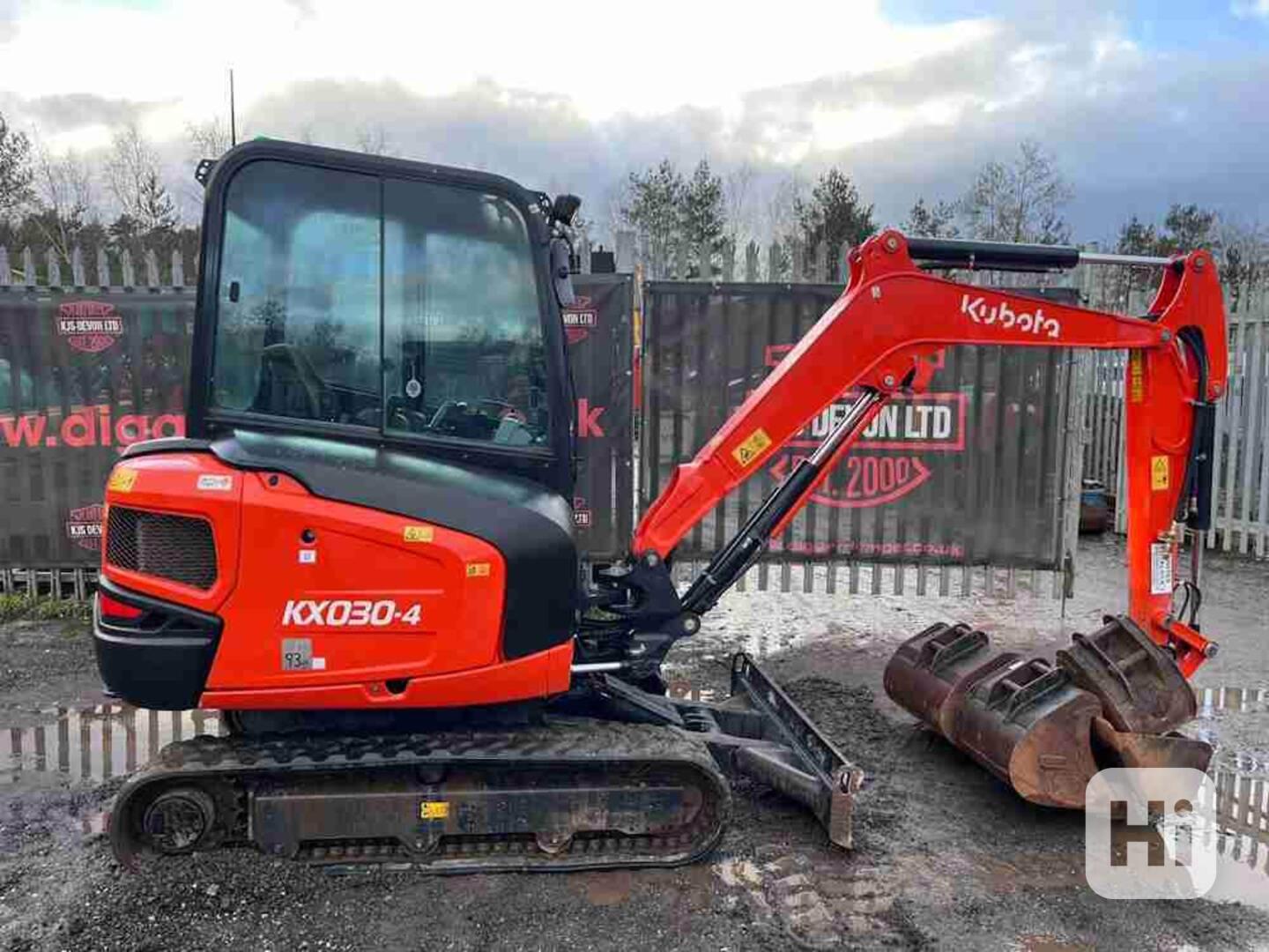minibagre Kubota KX U sklo okno okná skladom - foto 1