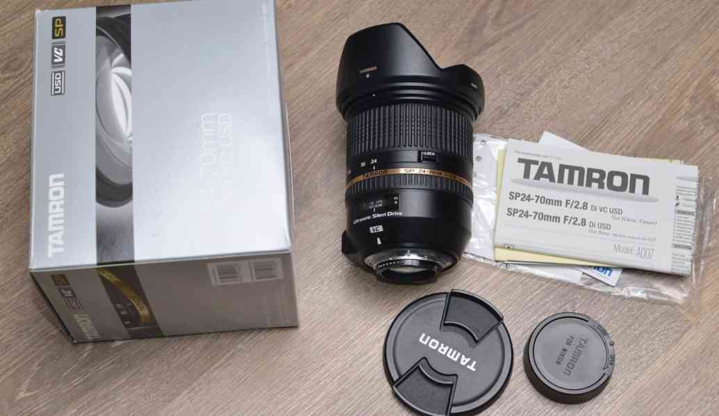 pro Nikon - Tamron SP 24-70mm f/2,8 Di VC USD **FX Zoom Lens