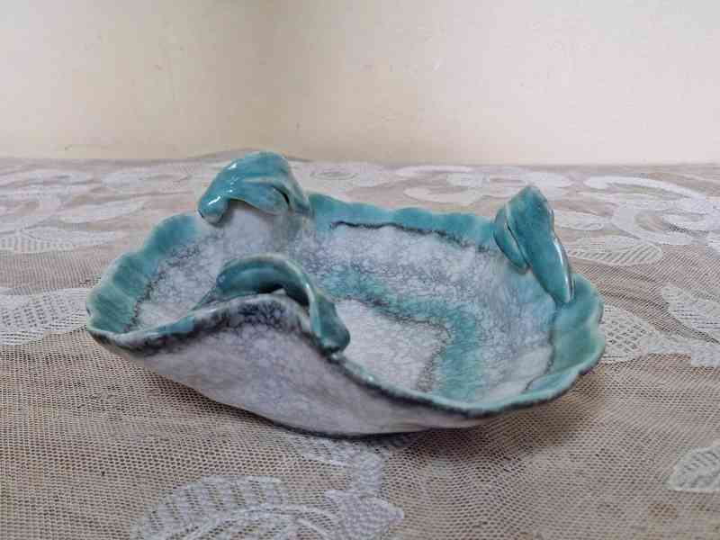 Krásná Art Deco keramická Mísa Ditmar Urbach Teplice - foto 2