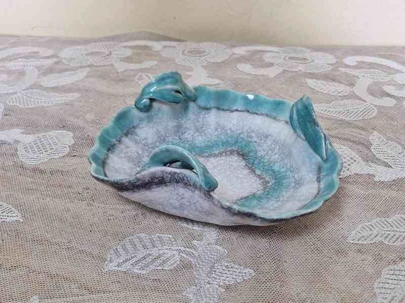 Krásná Art Deco keramická Mísa Ditmar Urbach Teplice - foto 4