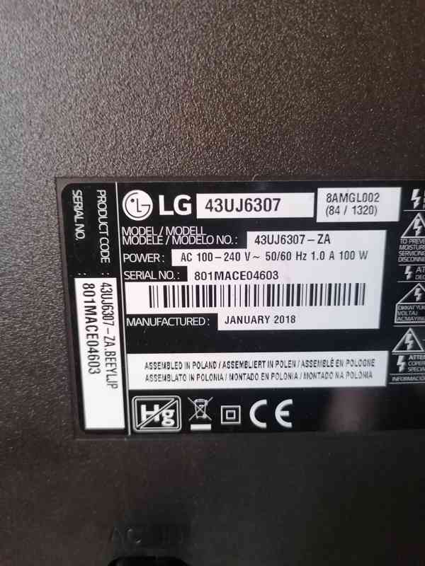 Televize LG 42, 4K na ND  - foto 3