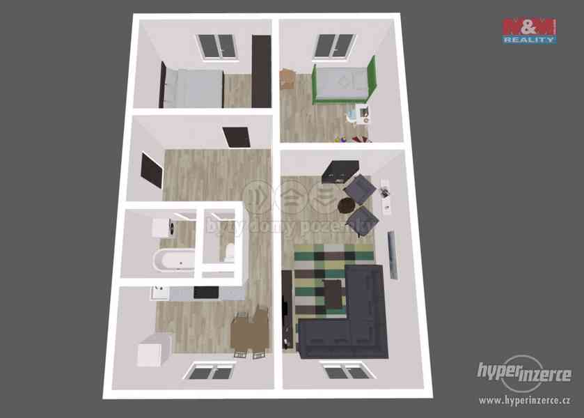 Prodej bytu 3+1, 76 m?, Ostrov, ul. Lidická - foto 3