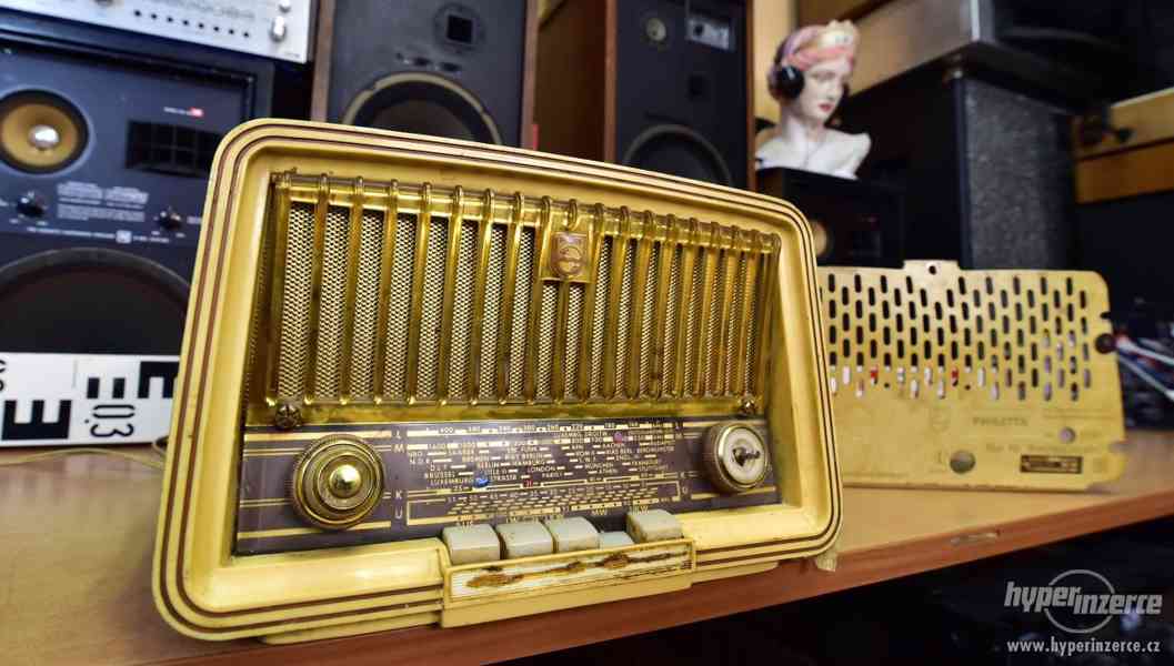 Philips Philetta B2D 23A elektronkové rádio pro sběratele
