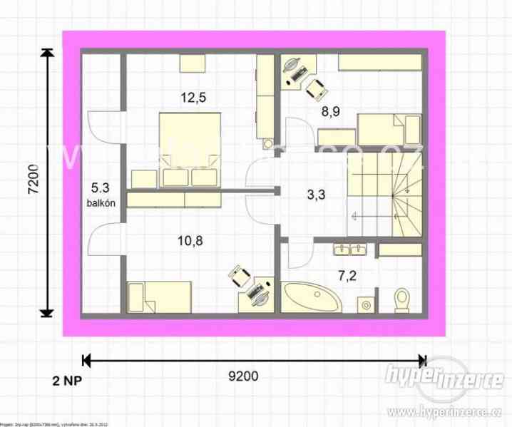 Rodinný dům Pegas Hit Exclusive, 101 m2, 5+kk+G - foto 6