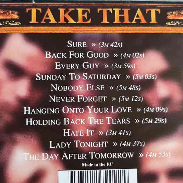 CD - TAKE THAT / Nobody Else - foto 2