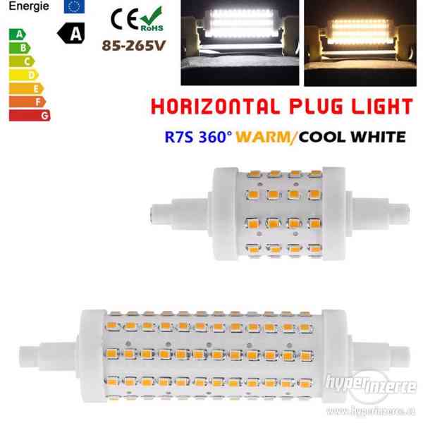 LED žárovka R7s 14w 850lm teplá bílá - foto 3