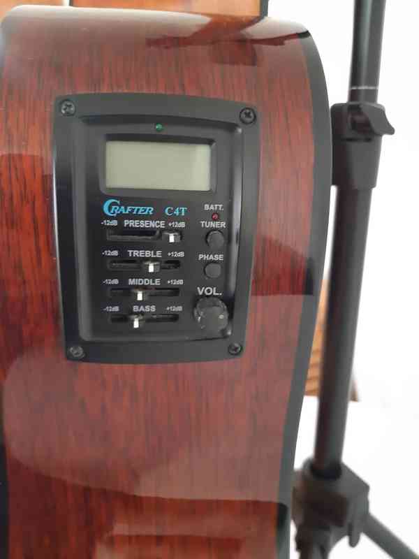 El. akust. kytara CRAFTER model Hilite - De SP / N (W/HSB-DG - foto 4