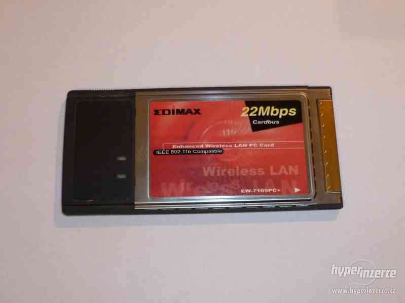 WiFi 802.11b Edimax PCMCIA síťová karta pro starší notebooky