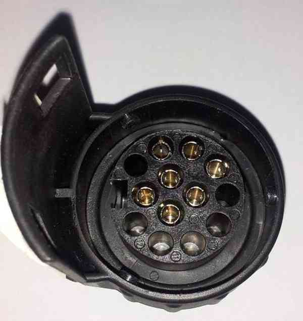 Redukce – adaptér – tažné zařízení AUTO 7 na VOZÍK 13 pólů - foto 5