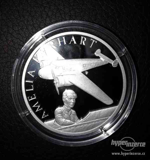 Stříbrná mince Amelia Earhartová - foto 3