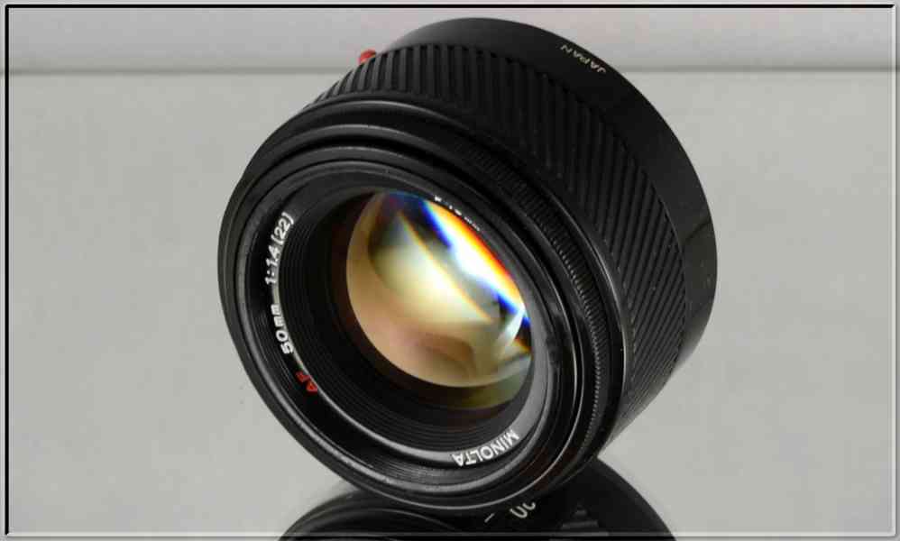 pro Sony A - MINOLTA AF 50mm f/1.4 **Pevný Objektiv*A mount - foto 3