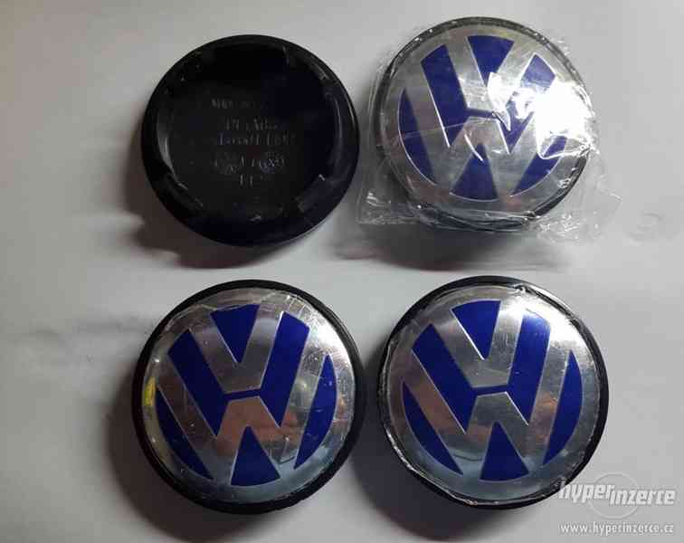 Volkswagen pokličky do středu kol - 70 mm - Modré. - foto 5