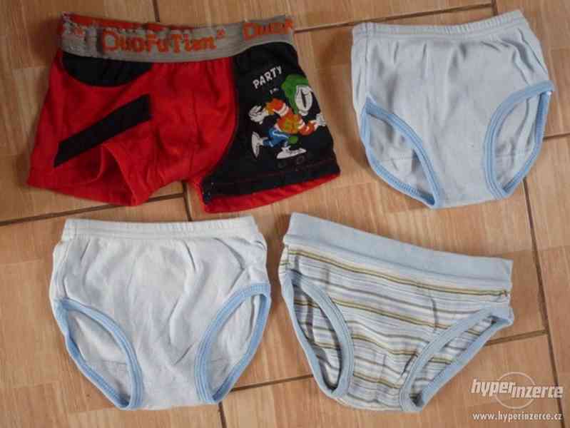 Spodní prádlo (slipy) pro kluky vel. 86-104 (2-4roky) - foto 3