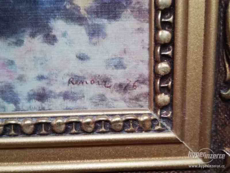 Prodám reprodukci obrazu - Renoir "Na houpačce" - foto 2