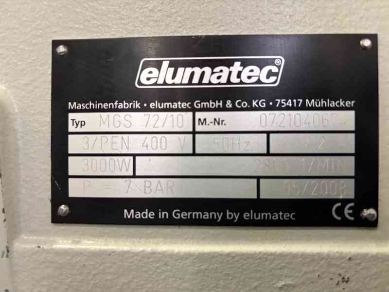 elumatec MGS 72/10 Pokosová pila na hliníkové profily  - foto 11