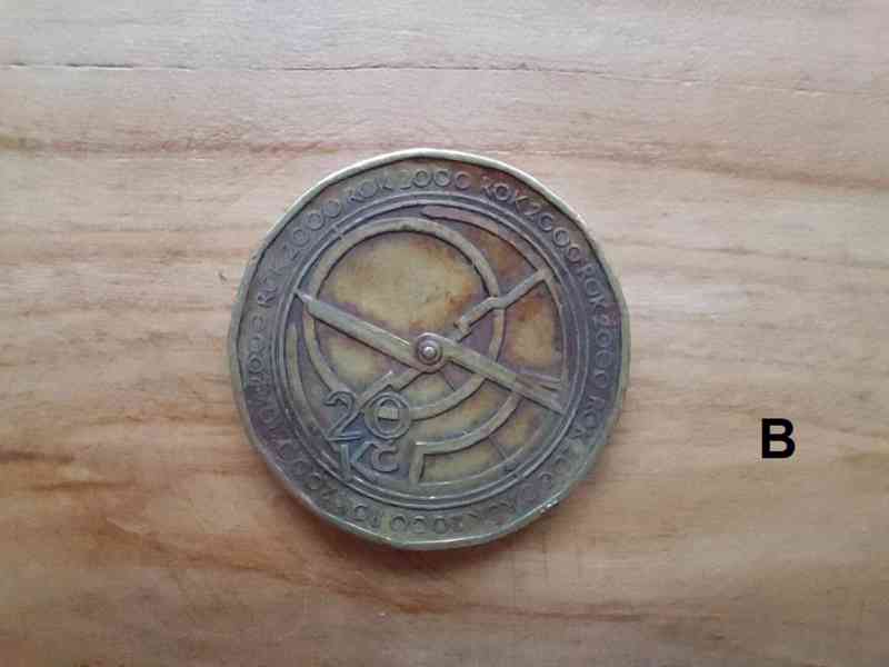 Unikátní mince 20 Kč dvacet korun 2000 milénium svatý Václav - foto 3