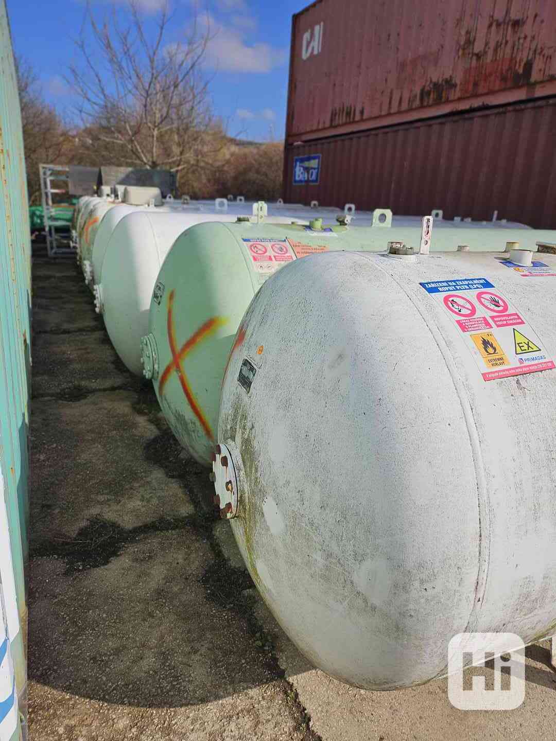 Tlaková nádoba 4900 l, ocelová nádrž, vzdušník, vzduchojem. - foto 1