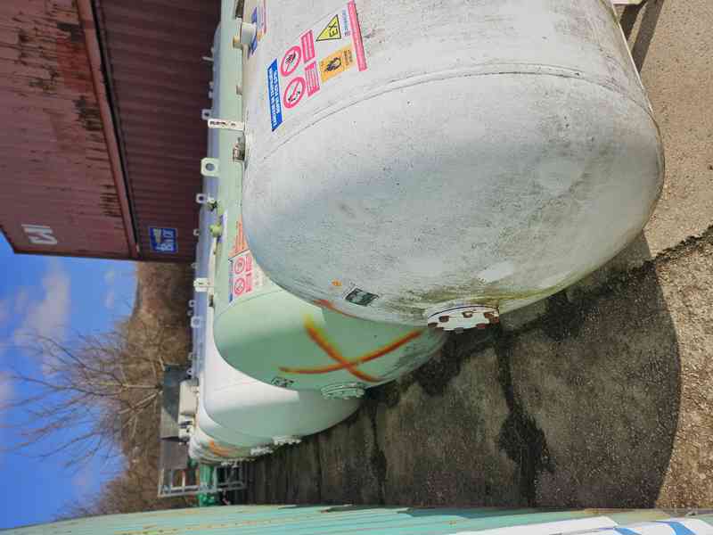 Tlaková nádoba 4900 l, ocelová nádrž, vzdušník, vzduchojem. - foto 1