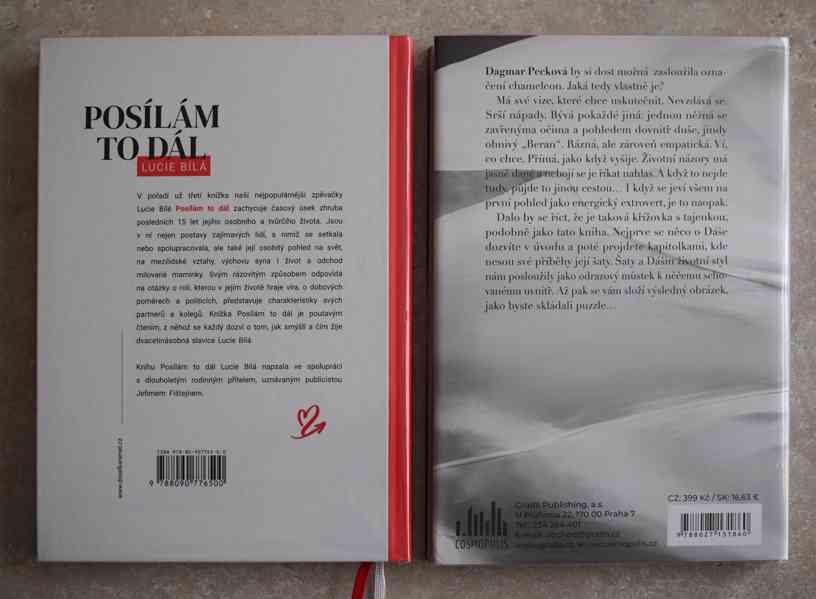 knihy Lucie Bílá a Dagmar Pecková - foto 2