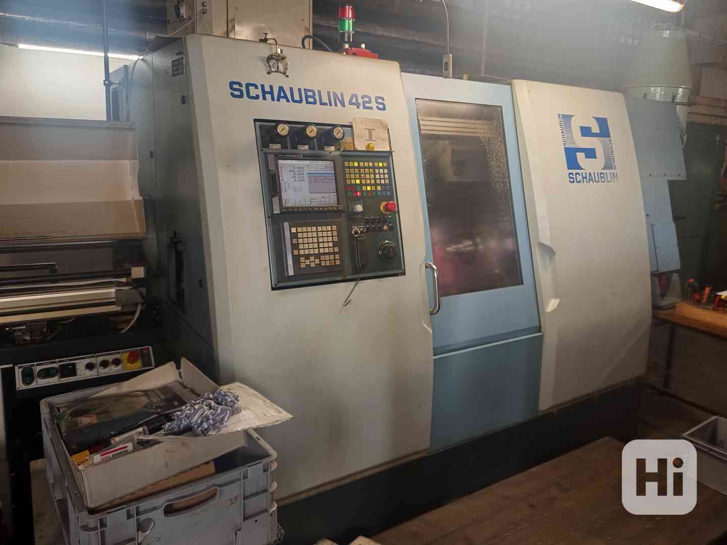 Schaublin 42S CNC + podavač tyčí Spacesaver SS2003 + VDI25 - foto 1