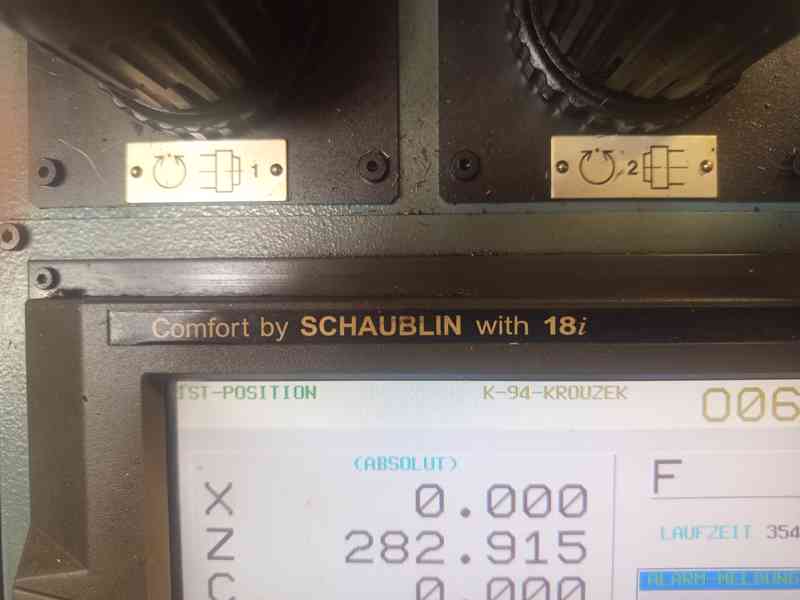 Schaublin 42S CNC + podavač tyčí Spacesaver SS2003 + VDI25 - foto 7