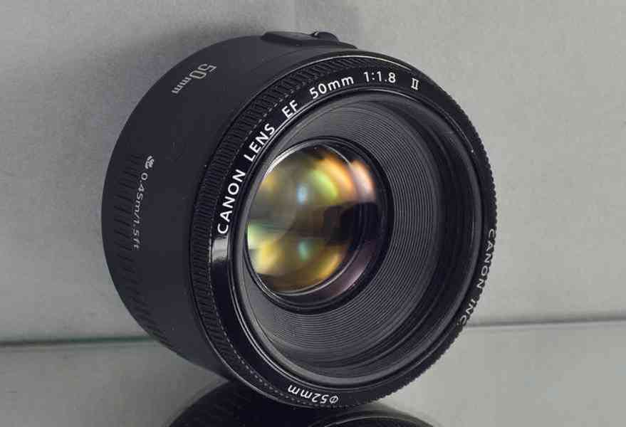 Canon EF 50mm f/1.8 II full-frame Pevný 2.generace - foto 3