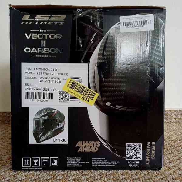 Silniční přilba Ls2 Vector II Carbon - foto 12