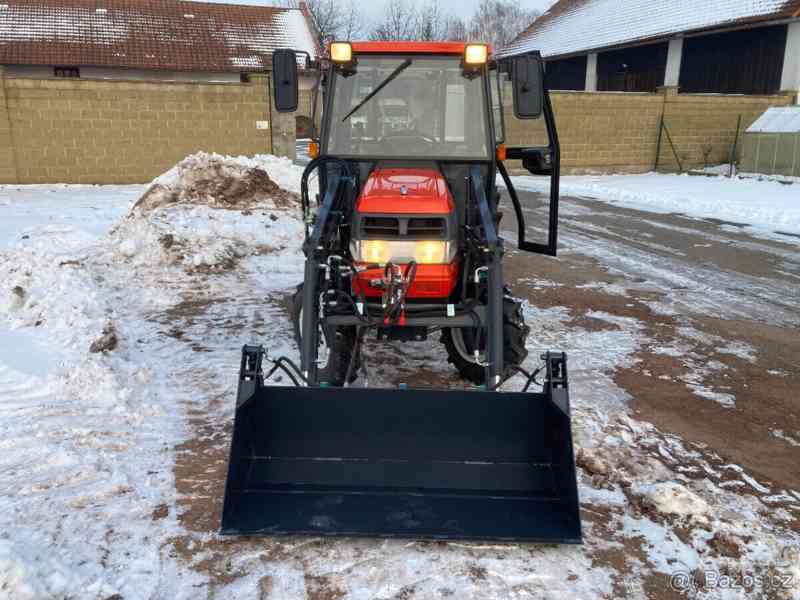 Malotraktor Kubota GL 27 s kabinou a nakladačem  - foto 2