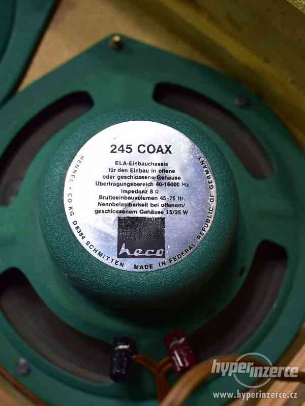 ELA 245 coax HECO - unikátní reproduktory (2ks) - foto 1