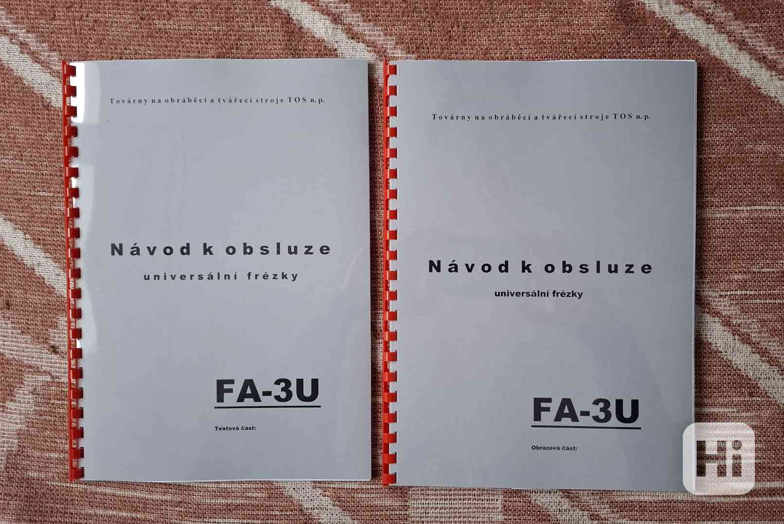 Návod frézky FA-3U - foto 1