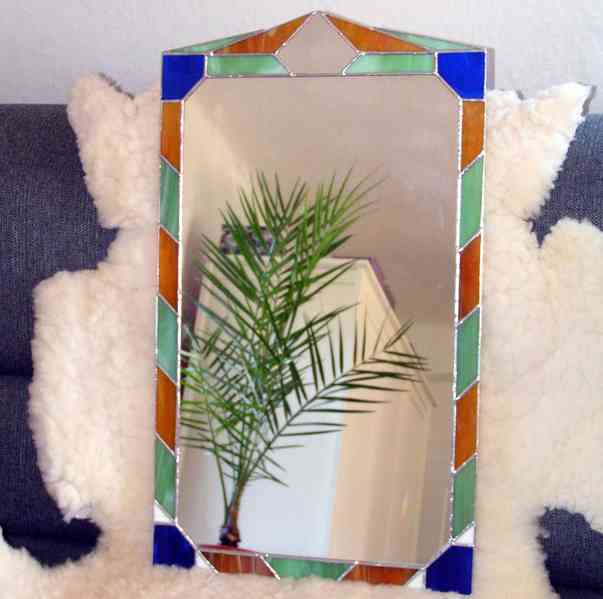 vitrážové zrcadlo - foto 1